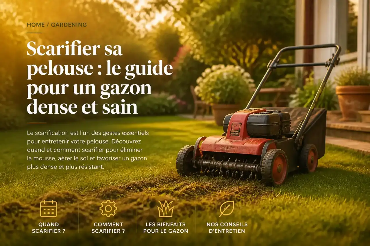 Scarifier sa pelouse : le guide pour un gazon dense et sain