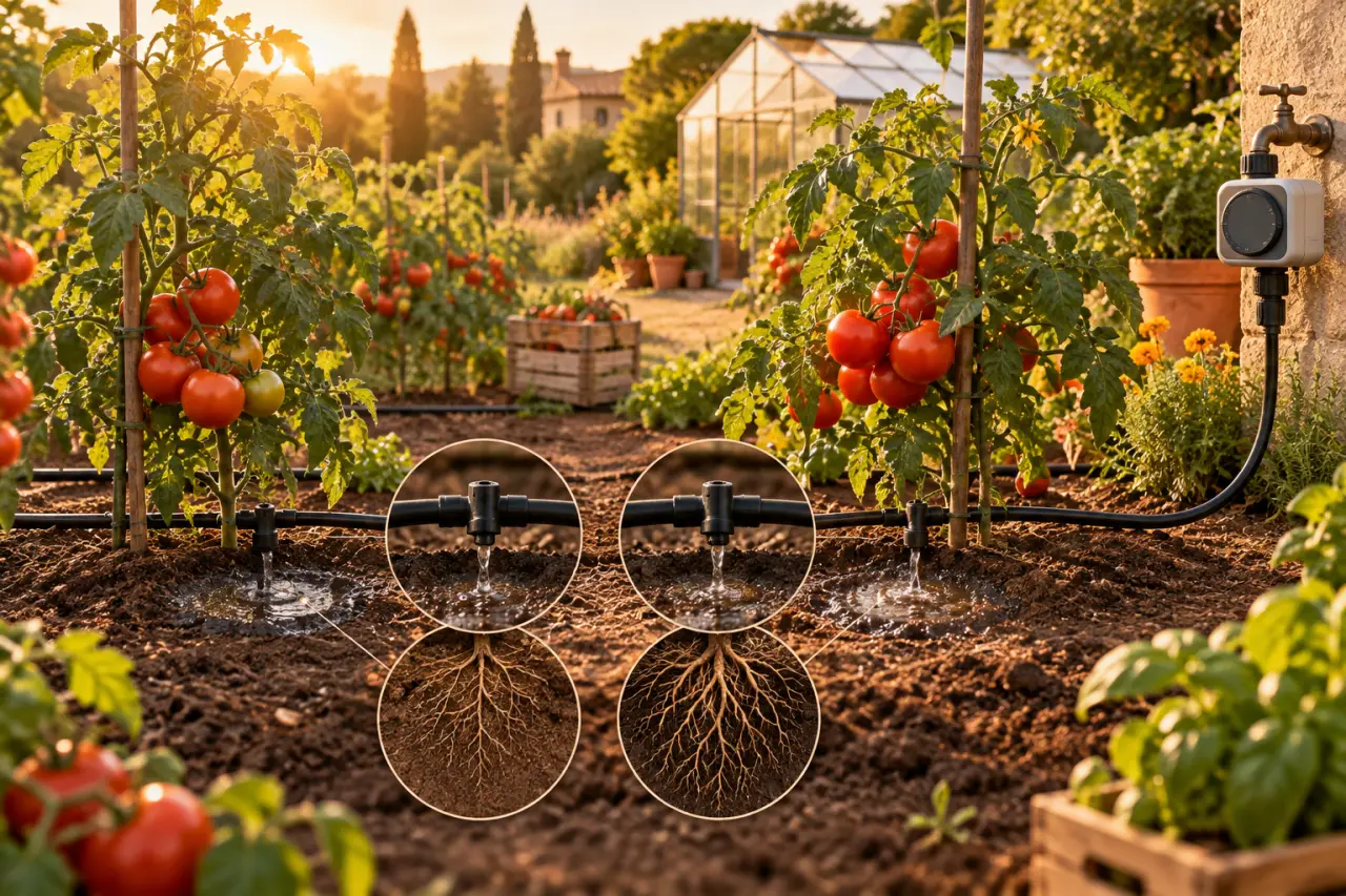Arrosage automatique des tomates : 2 ou 4 L/h, le débit ne suffit pas à régler vos cycles