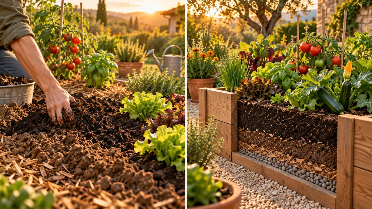 Terreau potager : le bon mélange en pleine terre, le bon volume en bac