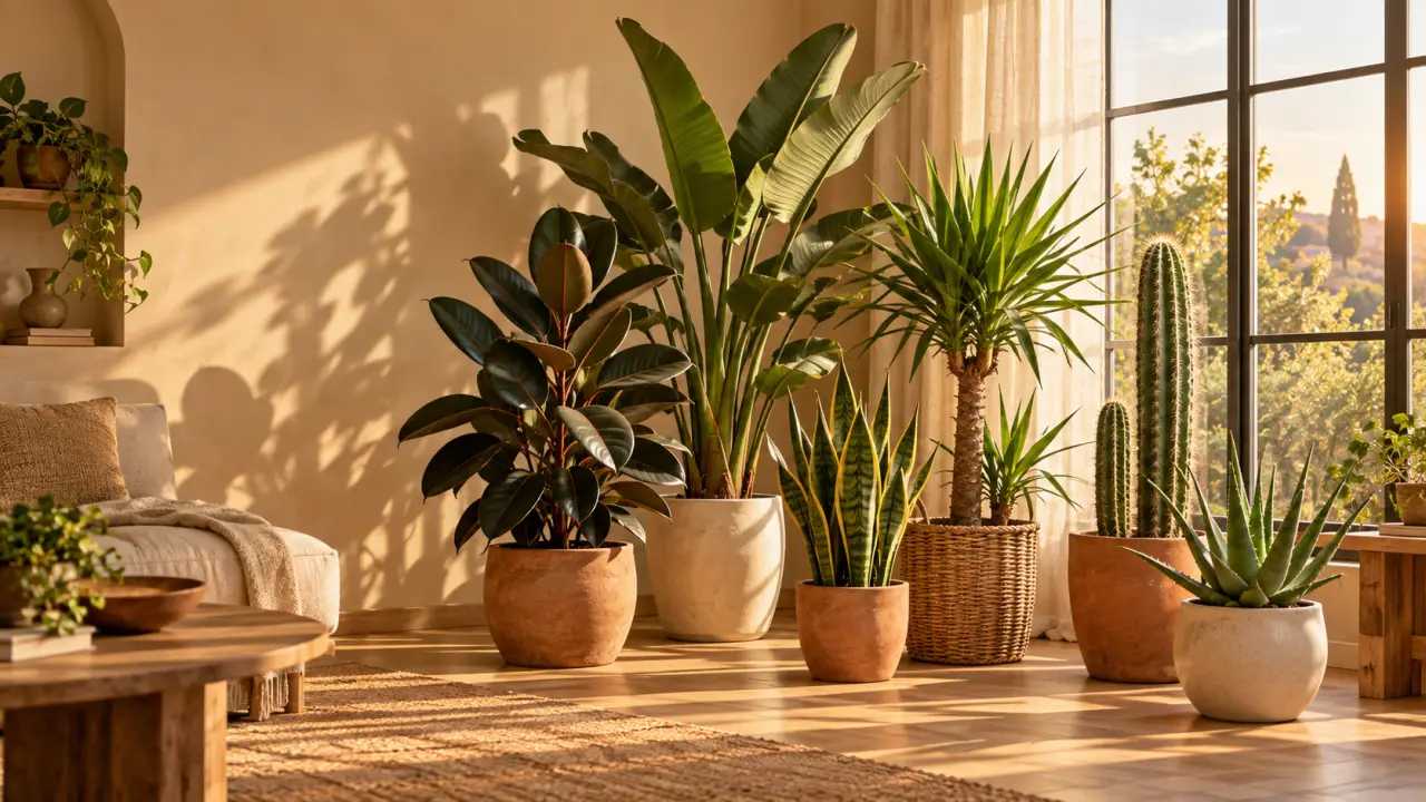 Les plantes d’intérieur qui supportent 4 à 6 h de soleil direct sans brûler