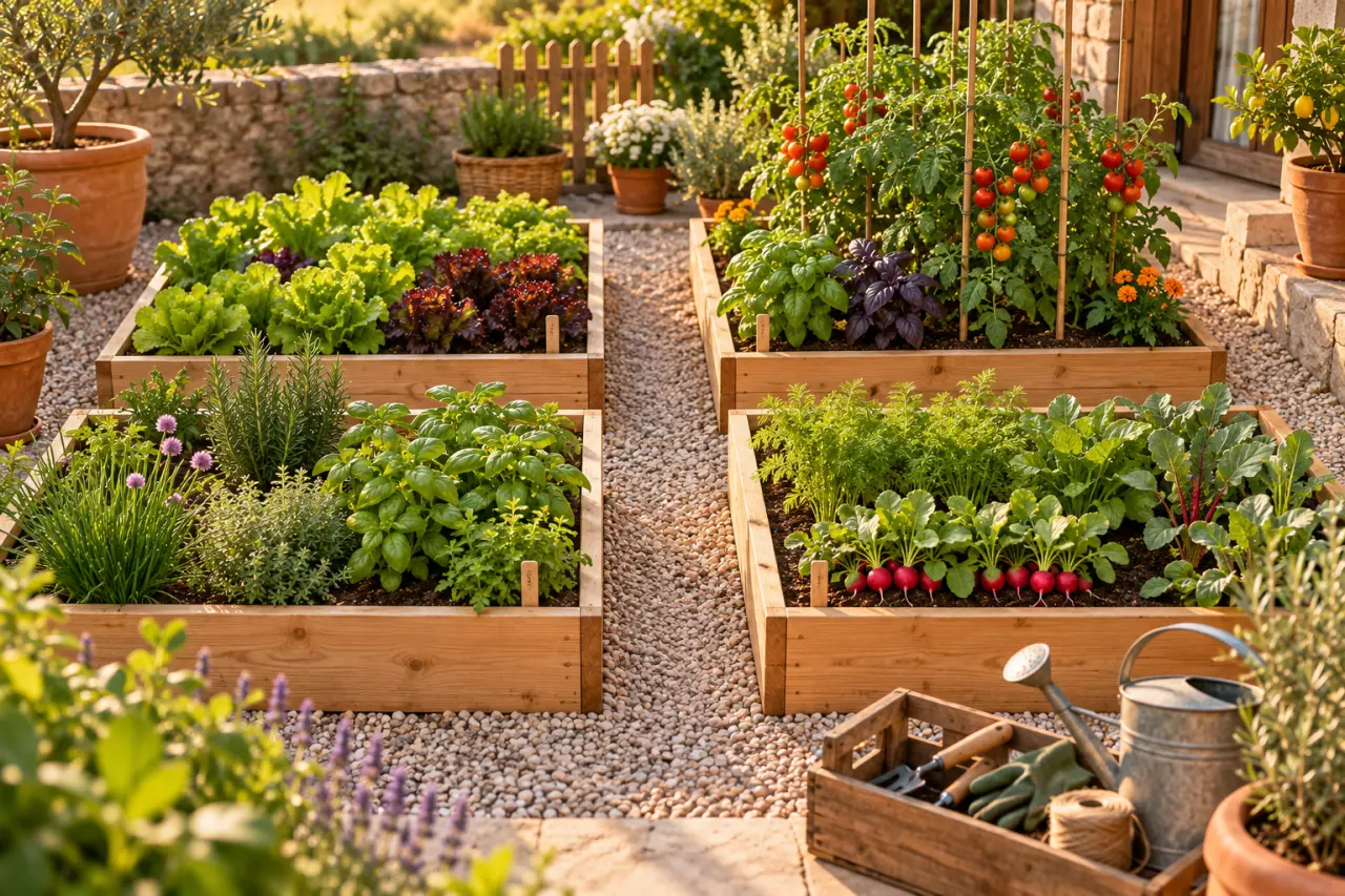 4 m² bien organisés plutôt qu’un grand potager débordé