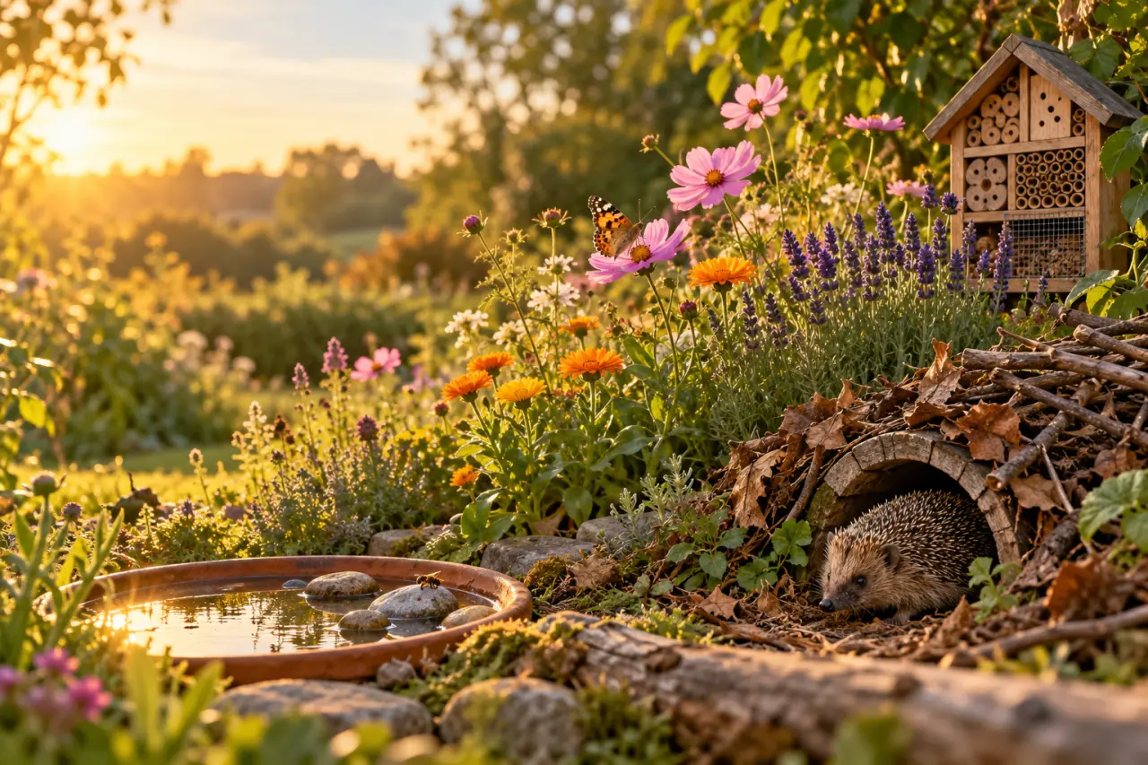 Animaux du jardin : des fleurs, des refuges et moins de pièges