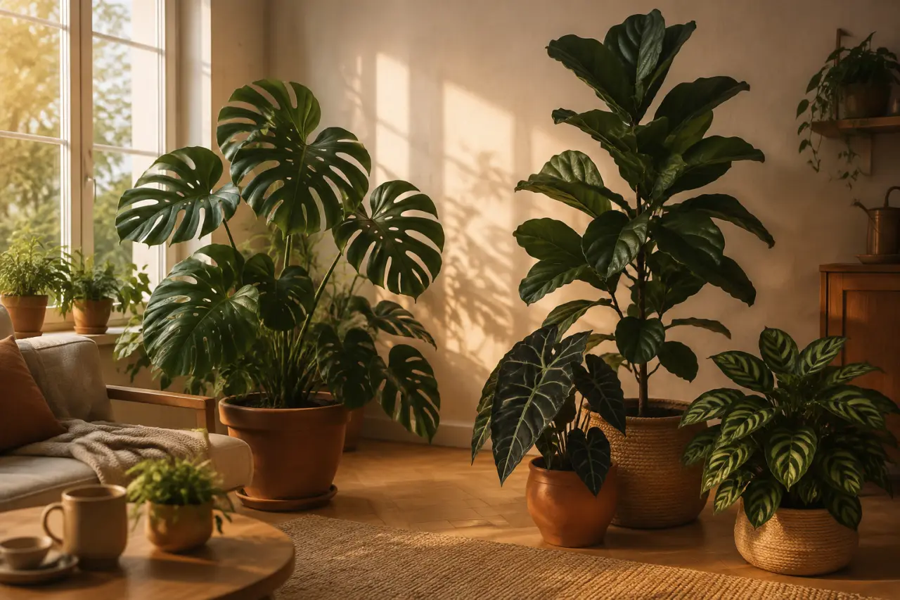 Plante verte grande feuille : choisir selon la lumière, l’espace et l’entretien